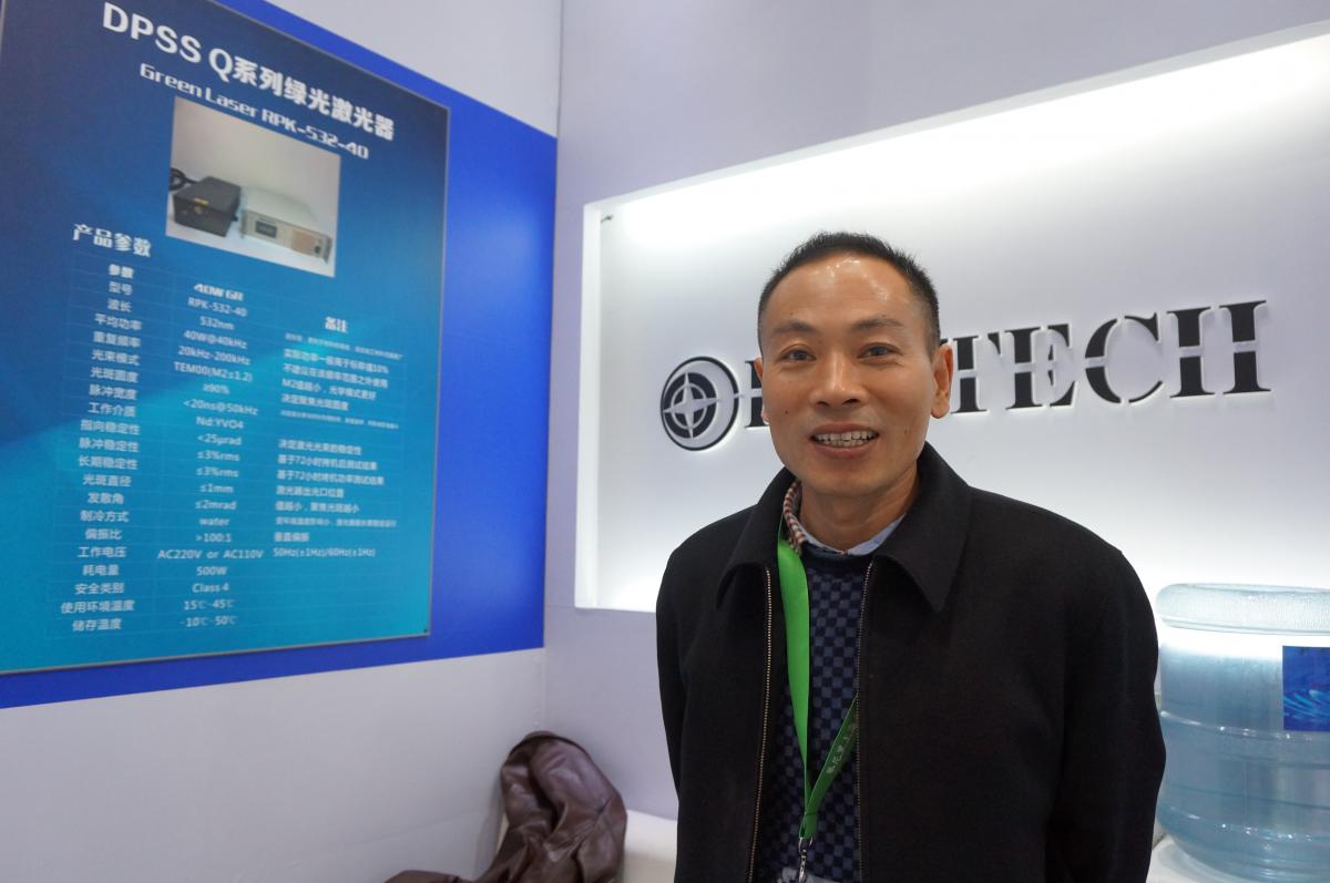 张明高，武汉锐谱科光电有限公司总经理