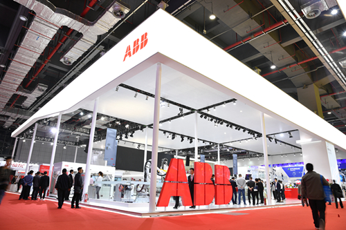 ABB展台全景