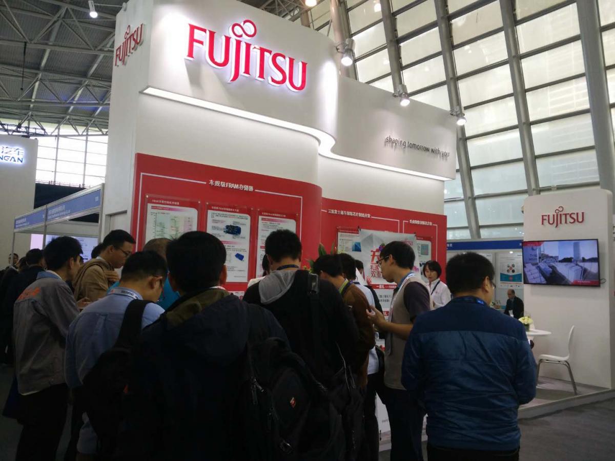车用FRAM、全虚拟仪表完整套件以及芯片制造代工吸引众人围观。