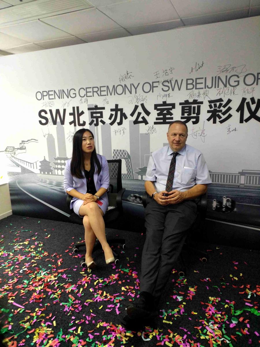 Norbert Wiest先生在接受媒体采访时表示，目前SW有95%的业务来自汽车领域，未来将会扩展更多领域