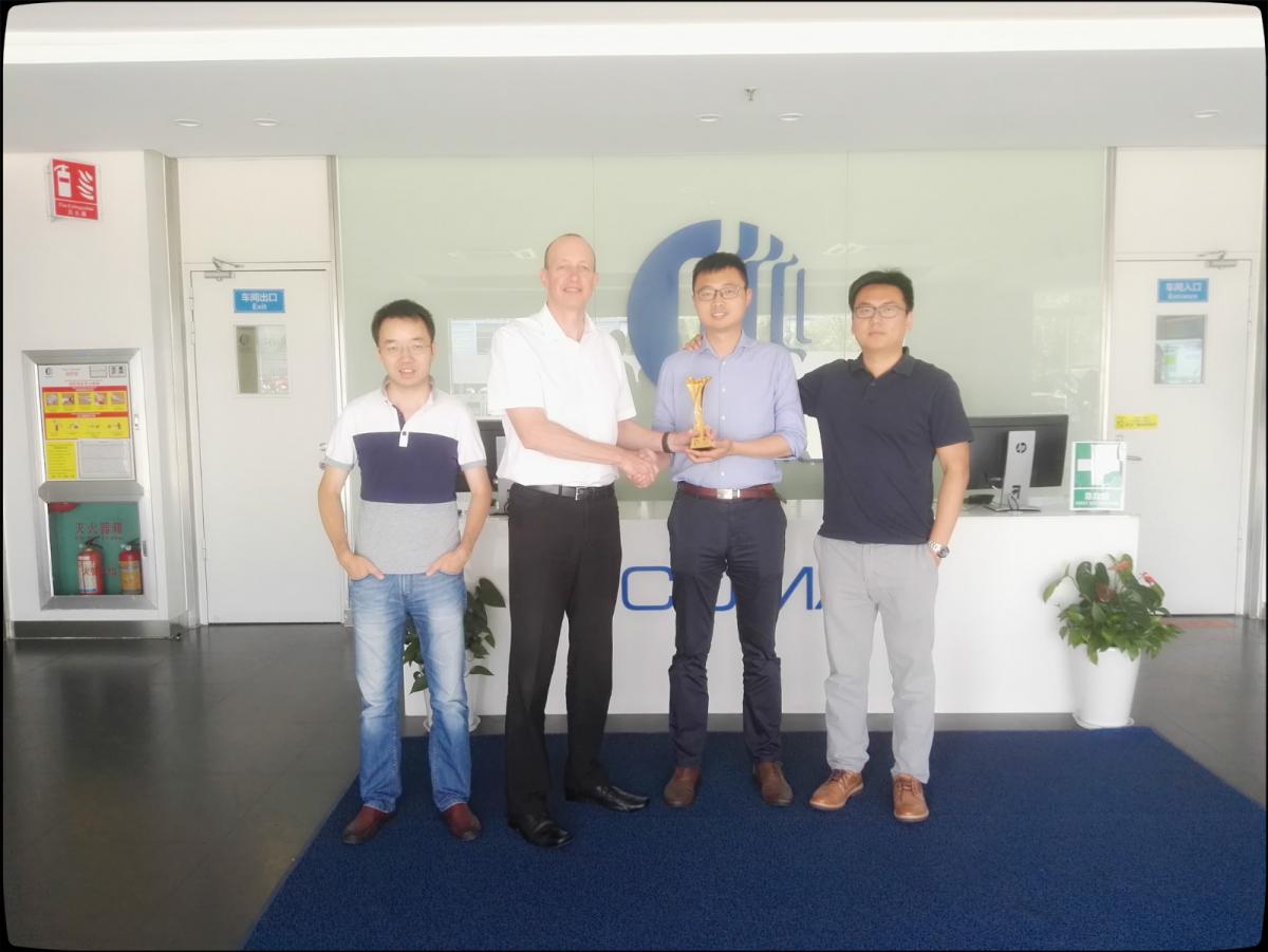 卓越见证，柯马获通用汽车“鼎力支持奖”