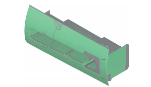 图 3：稳定装置的 CAD 模型，图片由迈尔造船厂提供，版权所有。