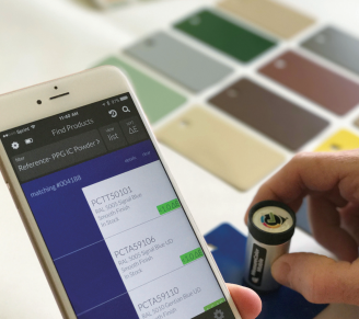 PPG还推出了新型颜色平台MeasureColor Mobile。它将颜色匹配应用程序和手持式扫描设备相结合，可迅速通过的PPG颜色库，对超过2500种常用颜色进行匹配。