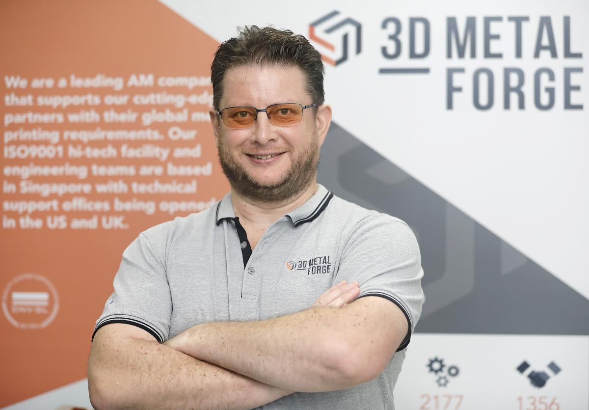 3D Metalforge首席执行官，Matthew Waterhouse