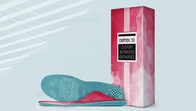 利用Digital Foam定制化生产的3D打印矫形鞋垫 
