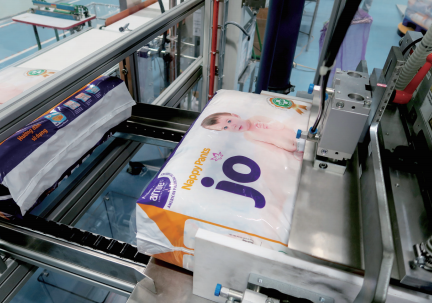Viet Sing面临着重大挑战，急需显著提高从S到XXL尺码的“Jo”品牌婴儿拉拉裤的生产和包装能力。