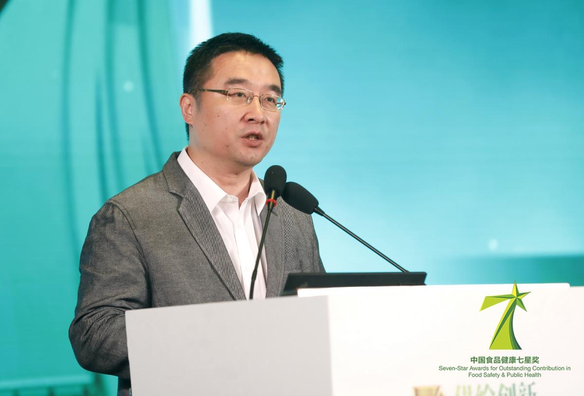 中国食品健康七星公约联盟理事单位代表、上海第一财经传媒有限公司总经理陈思劼