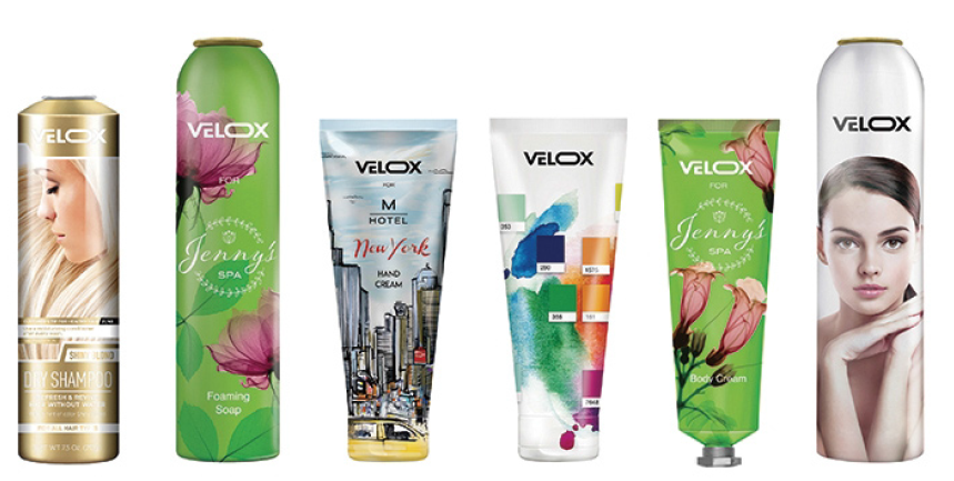 Velox提供在任何金属基板上的打印-并且可以在组装后的管子和盖子上打印。