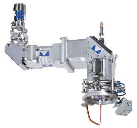 图 1: CoaxPrinter 实现同轴送丝 激光打印