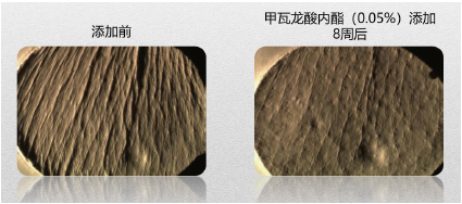 甲瓦龙酸内酯添加后皱纹改善效果明显