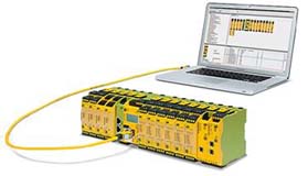 新品--PNOZmulti2右侧可以连接12个安全模块啦