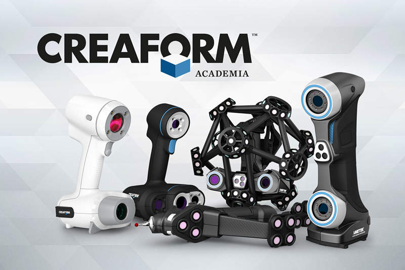 Creaform推出Creaform ACADEMIA:专为研究实验室&课堂环境设计的便携式 3D 测量解决方案