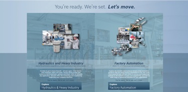 博世力士乐MoveWithRexroth.com 微型网站提供最新液压创新