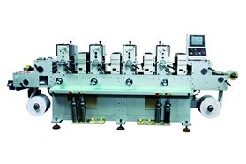 【Labelexpo 标签展展品预览】4色MINI型间歇式凸版商标印刷机