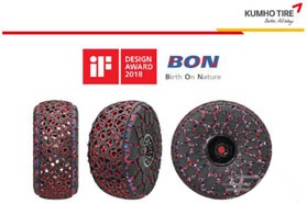 锦湖“Bon”轮胎 荣获2018iF设计大奖