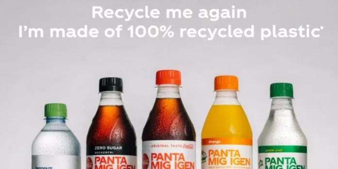 可口可乐在标签上添加回收信息
