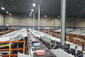 英特诺携手美国Conveyor Handling Company 提供高效的鞋履分拣解决方案
