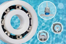 xiros 滚珠轴承助力清洁机解决泳池清洁问题