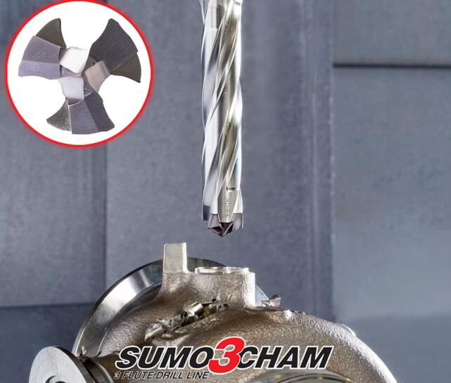 伊斯卡全新发布三刃束魔变色龙钻（SUMO3CHAM）