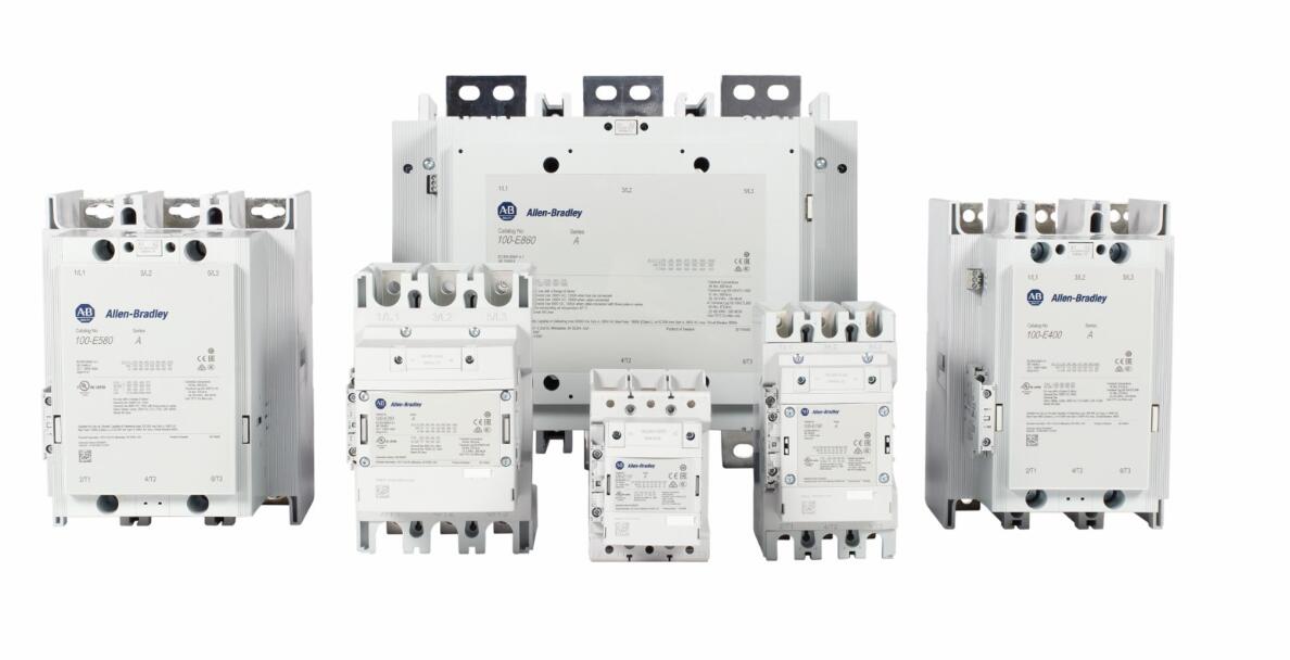 罗克韦尔自动化推出全新 Allen-Bradley Bulletin 300 NEMA 接触器和 Bulletin 100-E IEC 接触器 全新大型接触器助力简化电机控制并提升能源效率