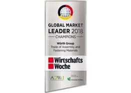 伍尔特集团荣膺2018年全球市场领导者称号