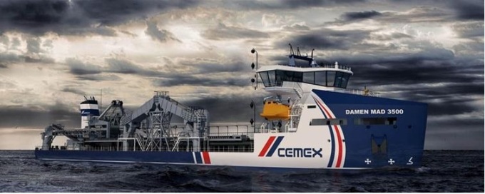 两组SlurryPro 6x4离心泵配备于新型海上集料挖泥船