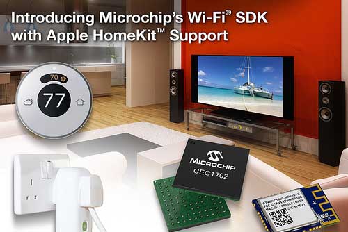 Microchip推出支持Apple HomeKit的Wi-Fi® SDK