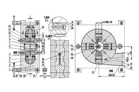 鼓风机玻璃钢外壳凸凹对合成型模工作件加工工艺