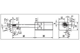 接管嘴小孔镗孔工序与镗刀切削加工分析
