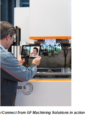 rConnect from GF Machining Solutions in action