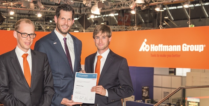 霍夫曼集团荣获博世集团授予的“首选供应商奖”Hoffmann Group receives the Prefer