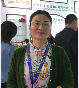 广州利美达进出口商贸有限公司总经 理张小梅女士
