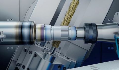 High-precision gear cutting of the e-car rotor shaft in a fast cycle