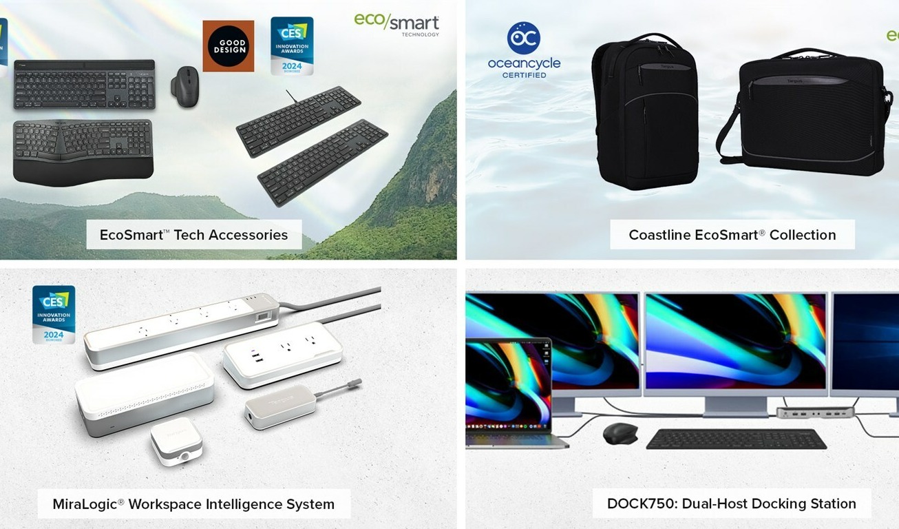 Targus unveils latest innovations in laptop cases and tech accessories at CES 2024