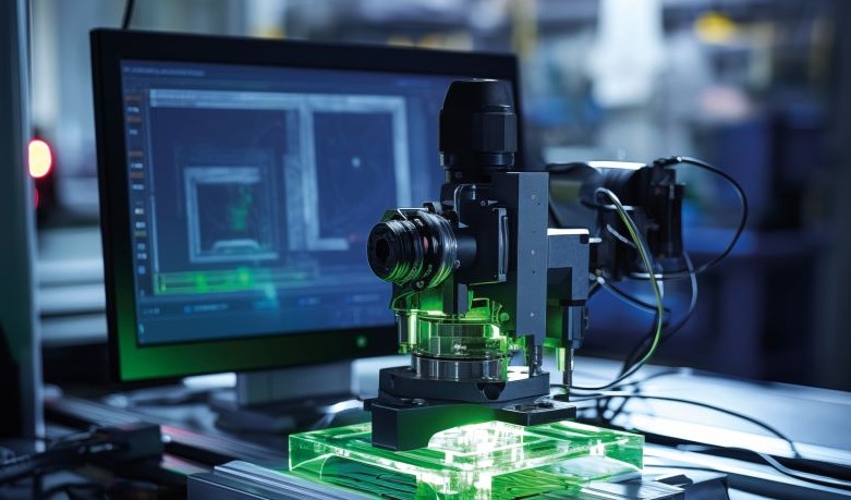 Optical measuring device provides shrinkage values