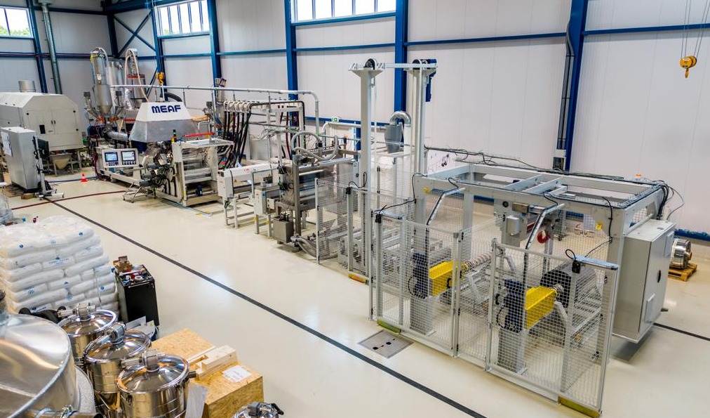 First food grade R-PET sheet production line at Lithuania