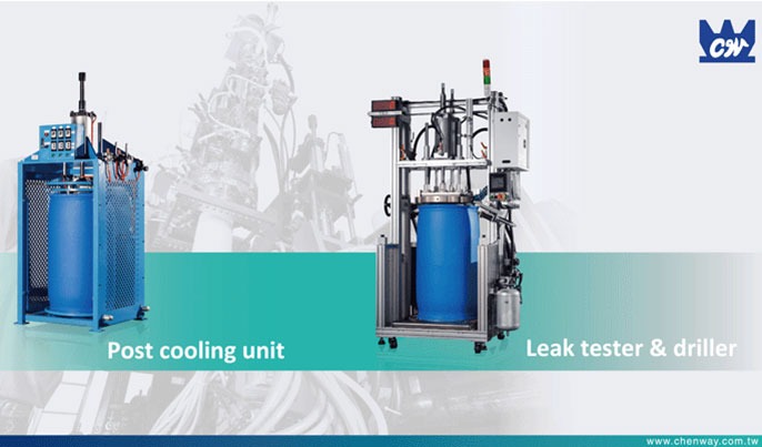 CHEN WAY MACHINERY’S DOUBLE L RING DRUM BLOW MOLDING MACHINE