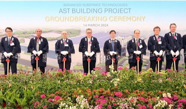 AST breaks ground in Singapore for high-end substrates & advanced tech