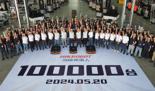 超重磅！第100000台移动机器人下线