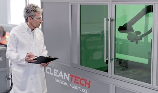 Advanced laser cleaning robotic workcells turbocharge industrial processes