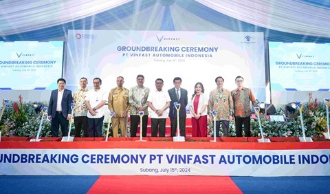 Vinfast breaks ground on new EV assembly plant in Indonesia