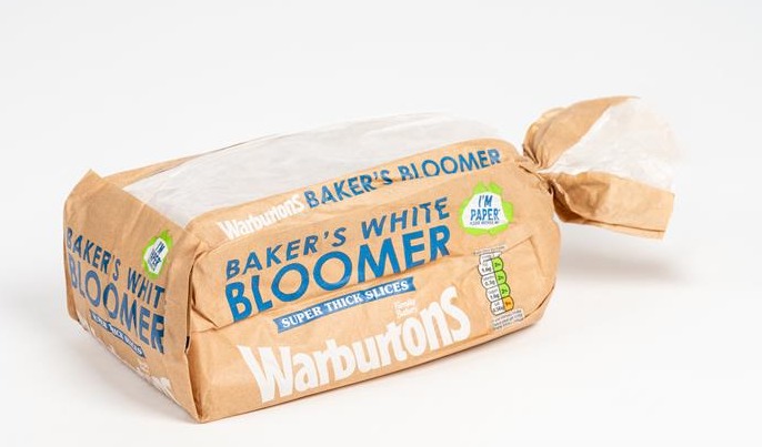 Sustainable premium packaging for pre-packed bread