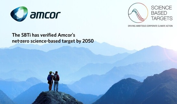 SBTi confirms Amcor's long-term carbon reduction targets