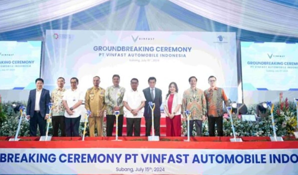 VinFast breaks ground on new Indonesia EV assembly plant