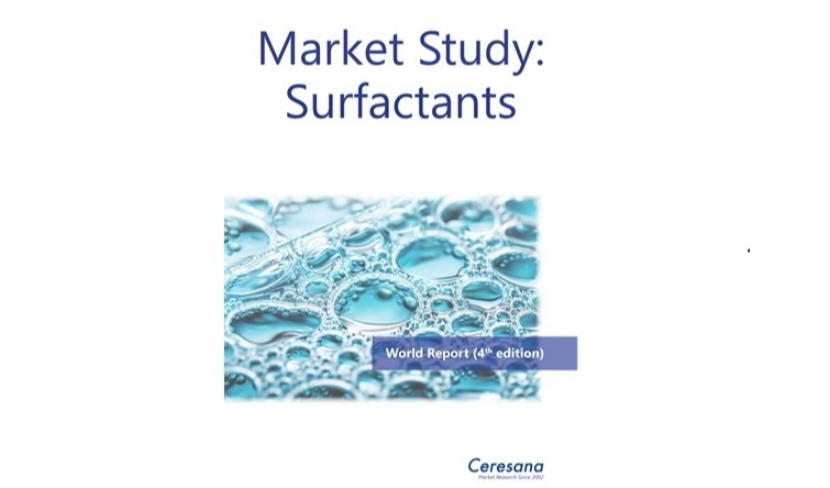 Ceresana releases updated study on the global market for surfactants