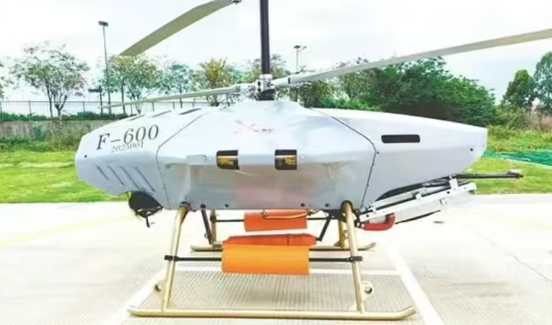 国内首创：600 公斤级 F-600 重载共轴无人直升机江门首飞