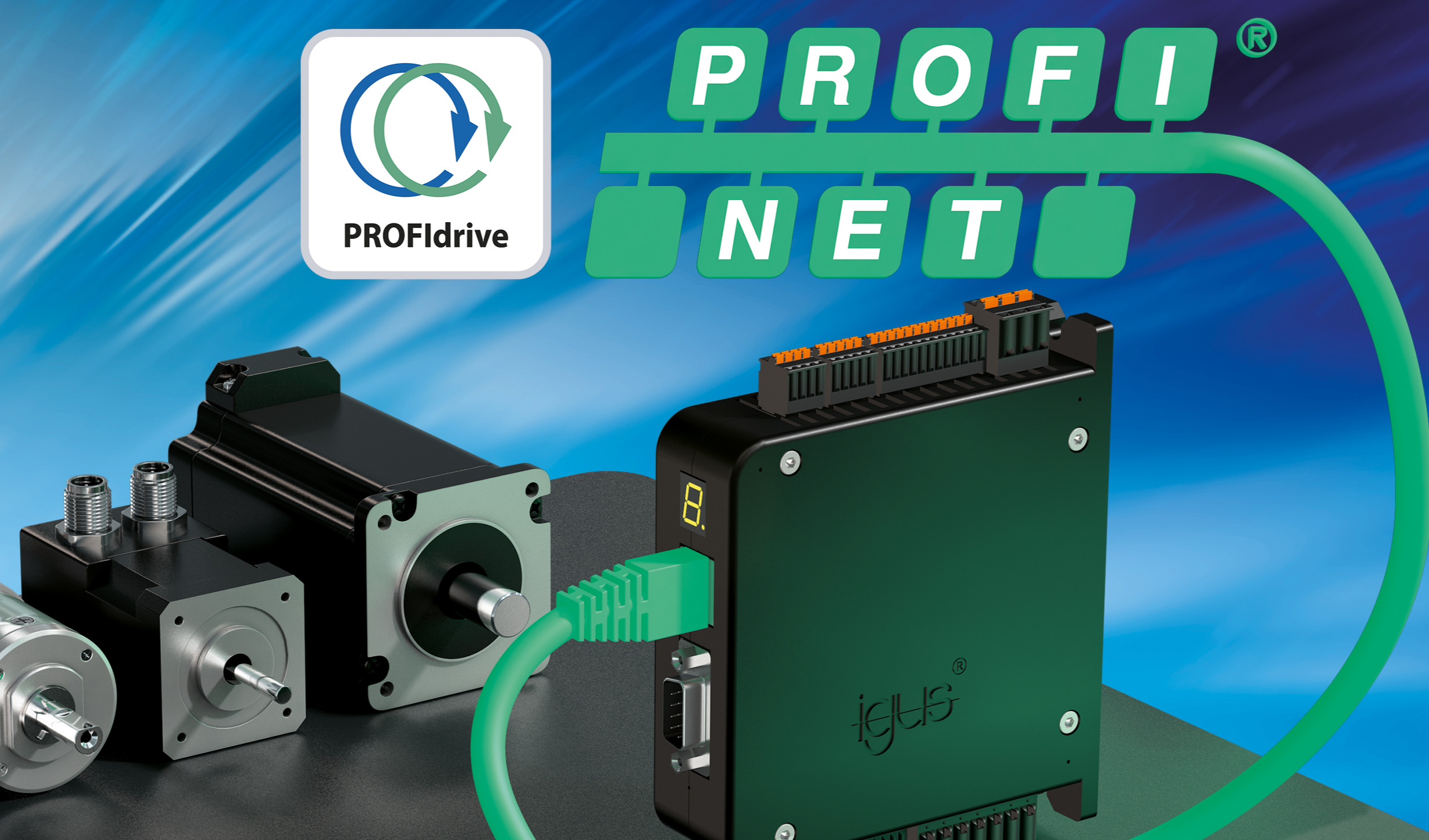 易格斯（igus）为D1电机控制系统增加了经过认证的PROFINET集成选项