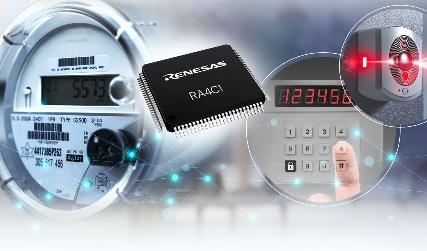瑞萨电子推出全新超低功耗RA4C1 MCU产品群