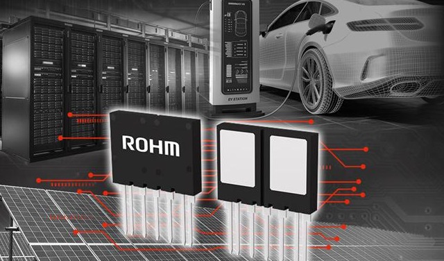 ROHM推出二合一SiC模块“DOT-247”，可实现更高的设计灵活性和功率密度
