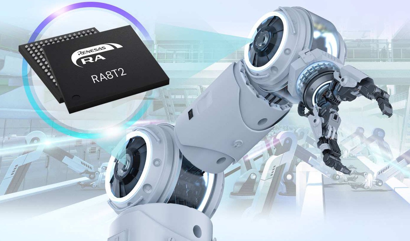 瑞萨电子推出针对未来工业和机器人应用的旗舰产品RA8T2 MCU